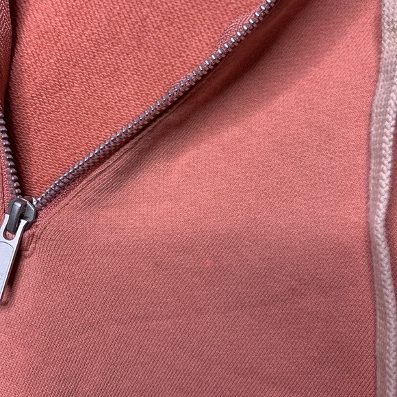 Madewell Quarter Zip Hoodie Sweatshirt - Picture 4 of 7